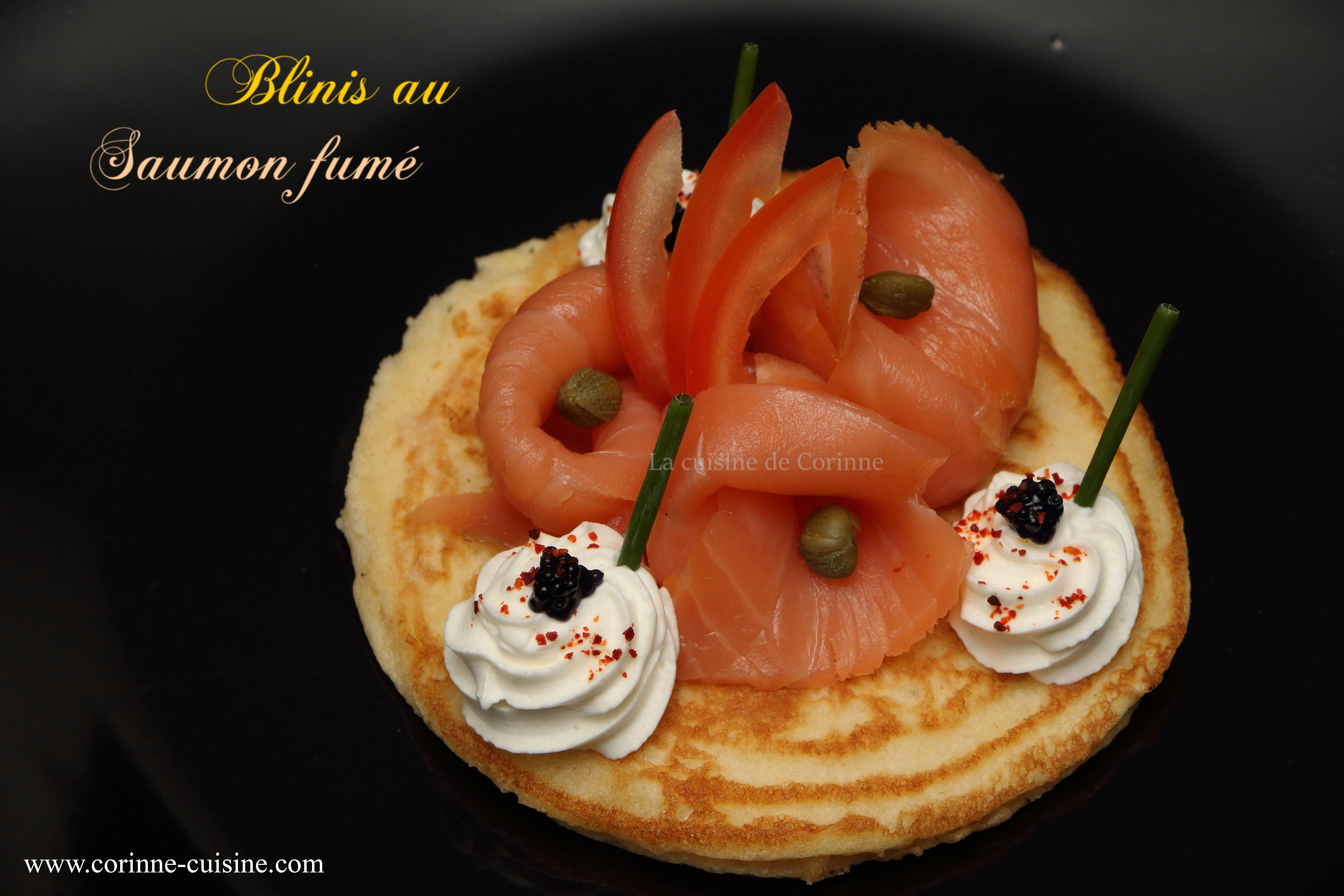 Blinis saumon fumé