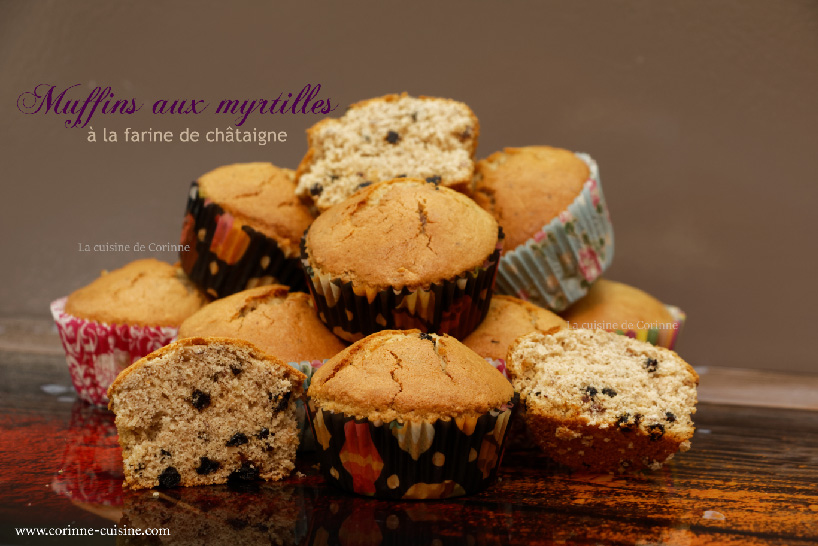 Muffins aux myrtilles