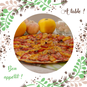 Diététicienne Viry Valleiry - tarte tomate mozza